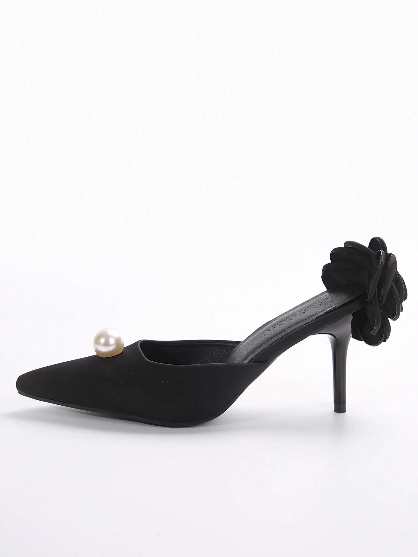 New Arrival Pointed Toe Leopard Print Bow Decor Mid Heel Mules, Fashionable EU Style, Early Autumn