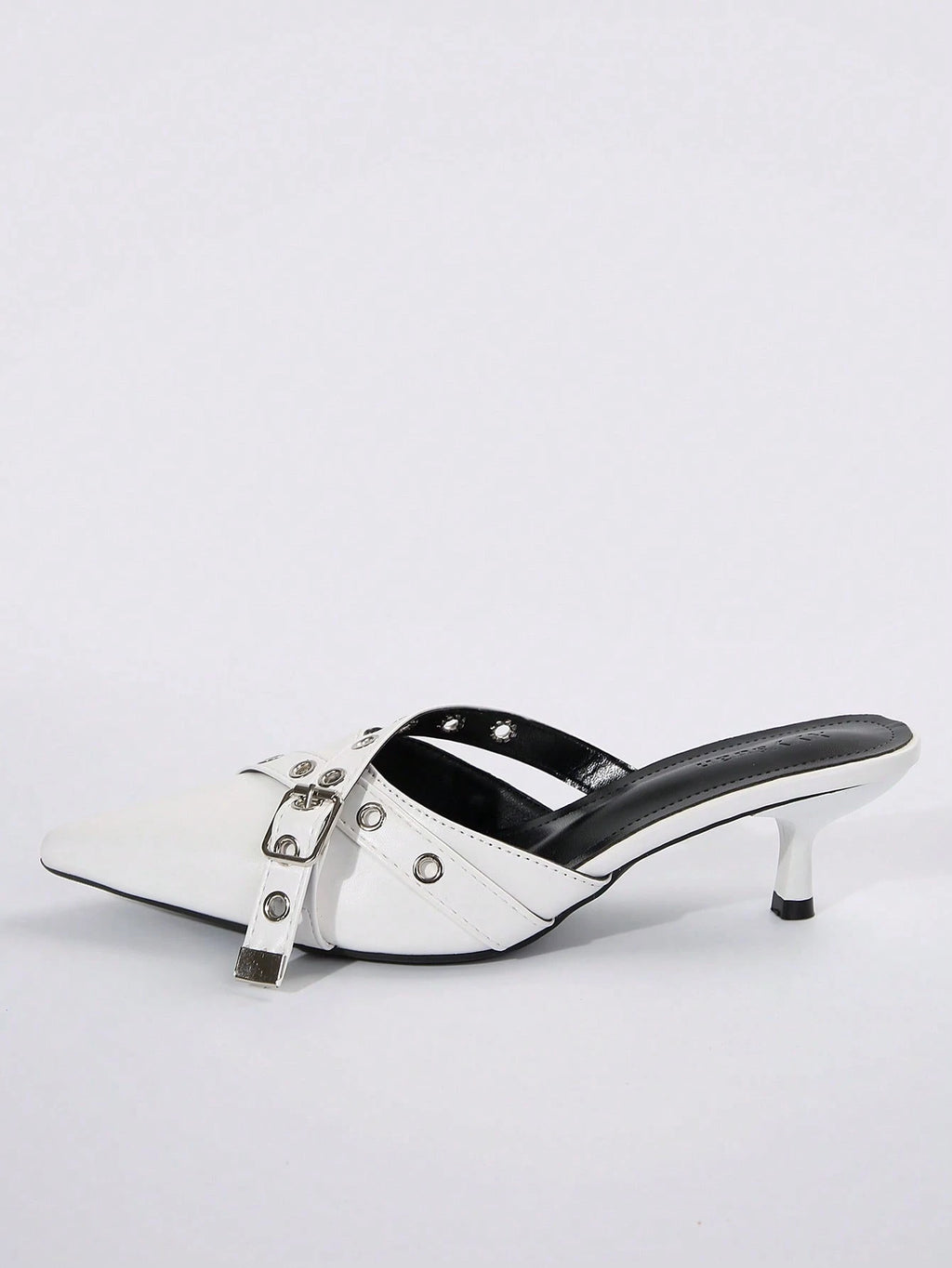 New Arrival Pointed Toe Leopard Print Bow Decor Mid Heel Mules, Fashionable EU Style, Early Autumn