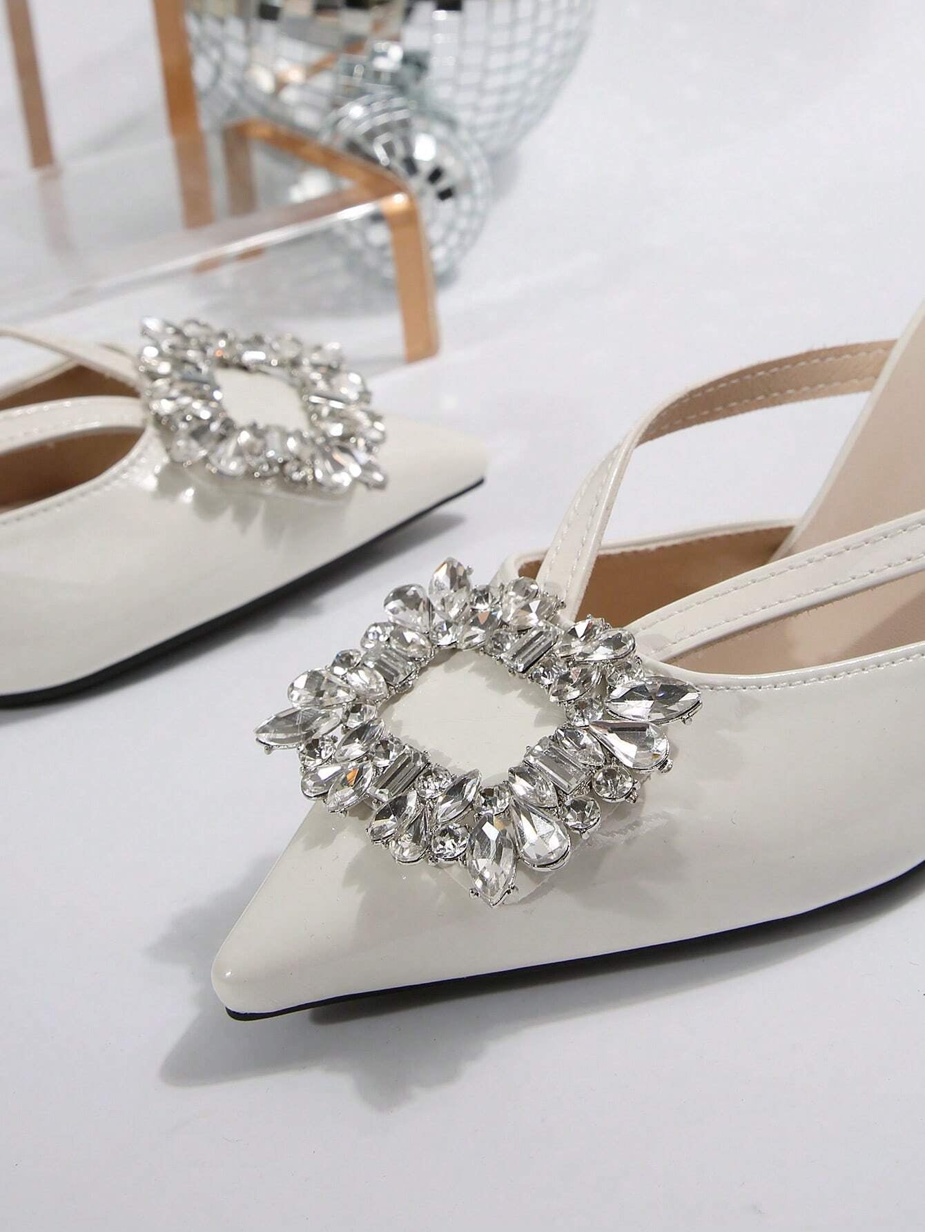 New Arrival Pointed Toe Leopard Print Bow Decor Mid Heel Mules, Fashionable EU Style, Early Autumn