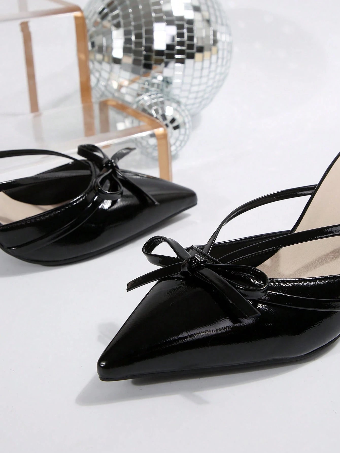 New Arrival Pointed Toe Leopard Print Bow Decor Mid Heel Mules, Fashionable EU Style, Early Autumn