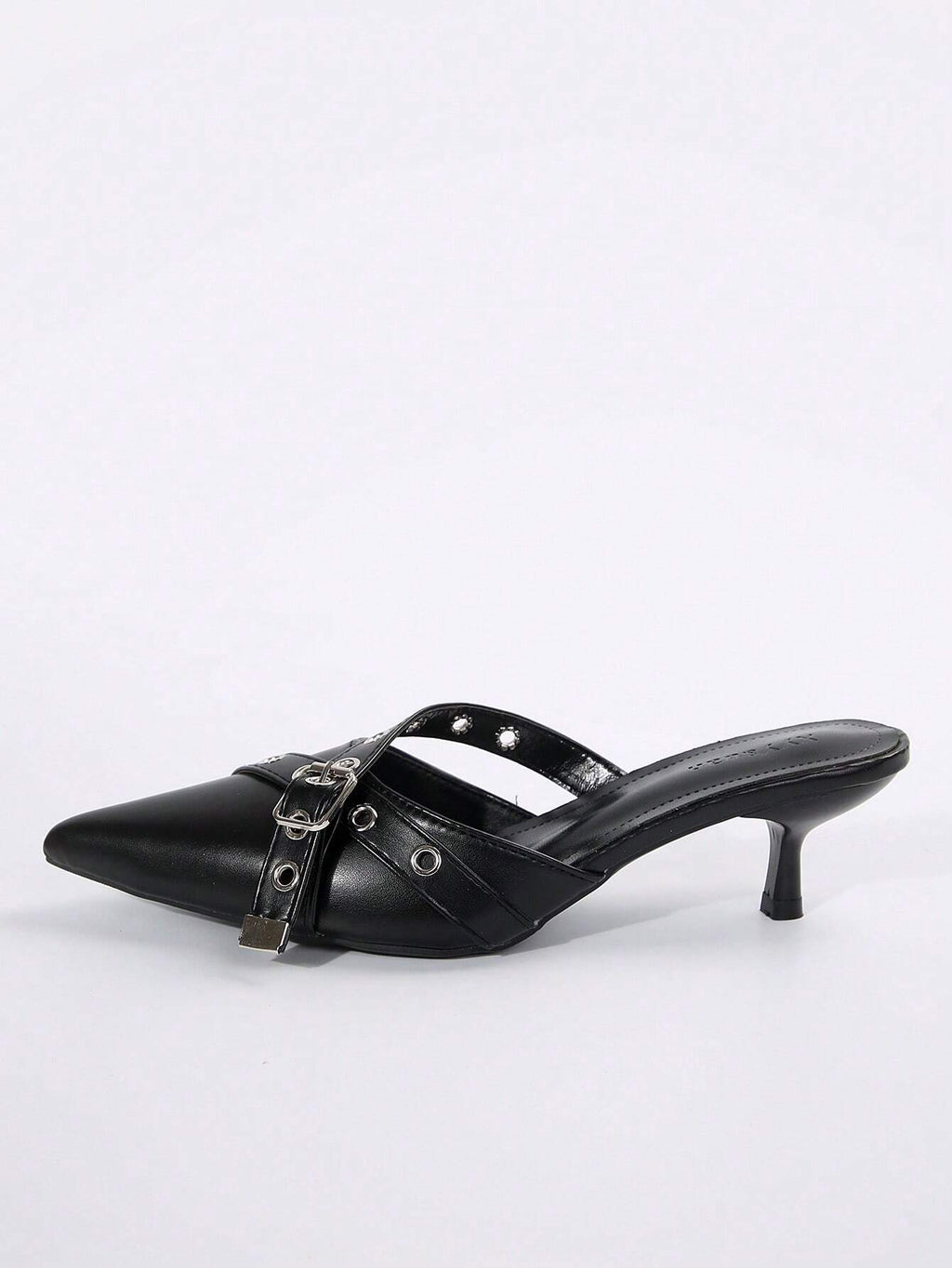 New Arrival Pointed Toe Leopard Print Bow Decor Mid Heel Mules, Fashionable EU Style, Early Autumn